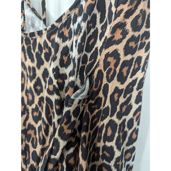 Revolve LPA Silvia Wrap Dress women's size XS animal leopard print - Picture 10 of 10